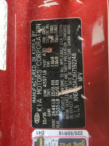 Photo 10 from auction – 2017 KIA SPORTAGE E with VIN KNDPN3ACXH7192248