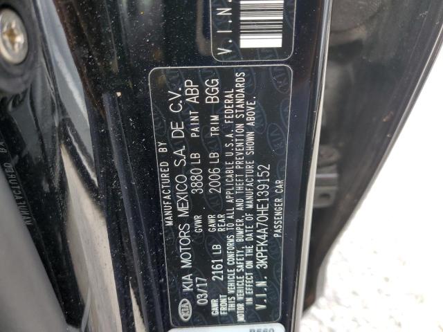 Photo 10 from auction – 2017 KIA FORTE LX with VIN 3KPFK4A70HE139152