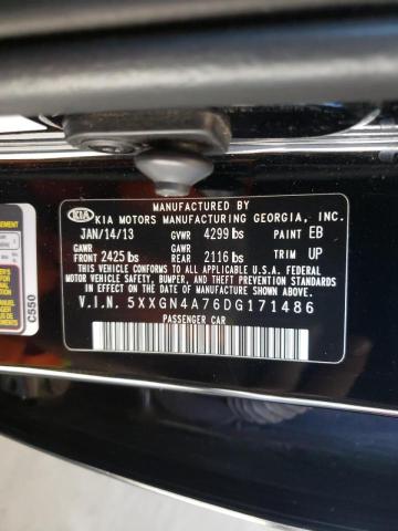 Photo 10 from auction – 2013 KIA OPTIMA EX with VIN 5XXGN4A76DG171486