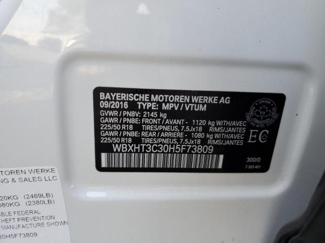 Photo 10 from auction – 2017 BMW X1 XDRIVE2 with VIN WBXHT3C30H5F73809