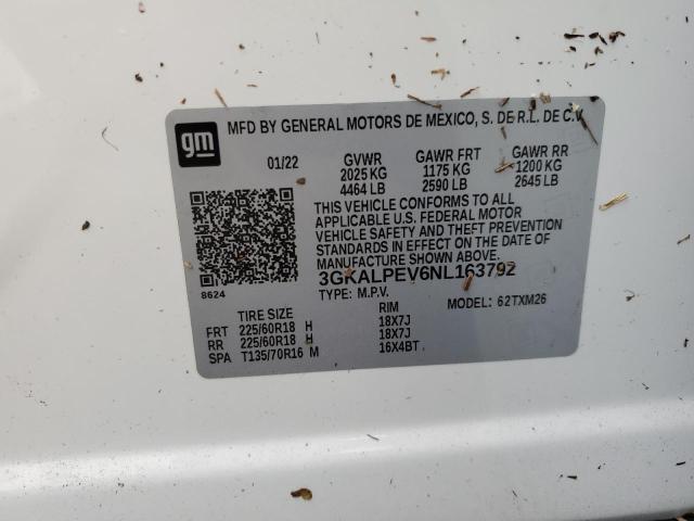 Photo 10 from auction – 2022 GMC TERRAIN SL with VIN 3GKALPEV6NL163792