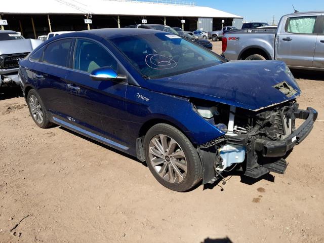 HYUNDAI SONATA 2015 with VIN 5NPE34AF7FH201185 - Photo from auction
