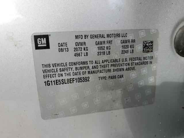 Photo 10 from auction – 2014 CHEVROLET MALIBU 2LT with VIN 1G11E5SL8EF105392