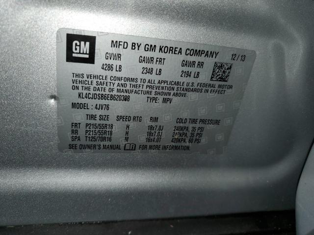 Photo 10 from auction – 2014 BUICK ENCORE PRE with VIN KL4CJDSB6EB620308