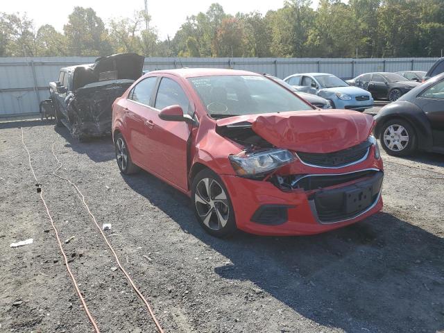 CHEVROLET SONIC PREM 2017 with VIN 1G1JF5SB7H4124357 - Photo from auction