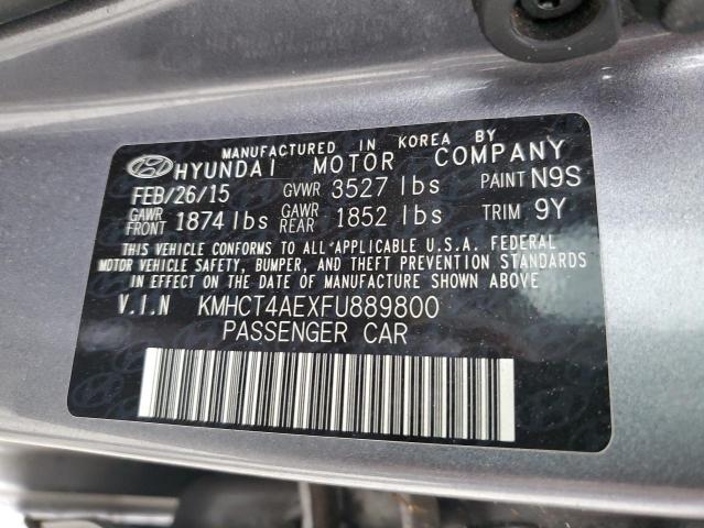 Photo 10 from auction – 2015 HYUNDAI ACCENT with VIN KMHCT4AEXFU889800