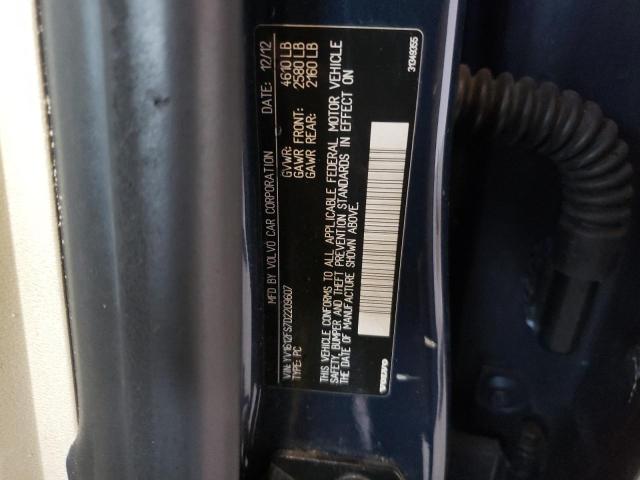 Photo 10 from auction – 2013 VOLVO S60 T5 with VIN YV1612FS7D2209607