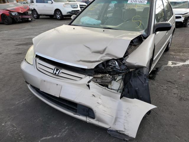 Photo 9 from auction – 2001 HONDA CIVIC with VIN 2HGES16551H618115