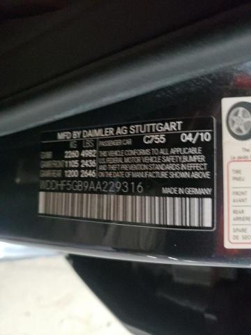 Photo 10 from auction – 2010 MERCEDES-BENZ E 350 with VIN WDDHF5GB9AA229316