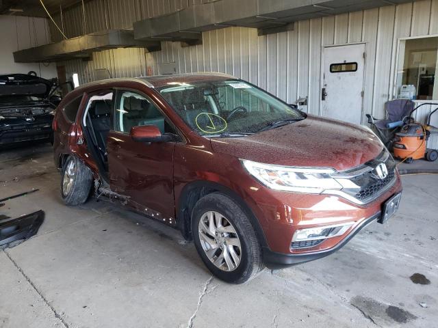 HONDA CR-V EXL 2015 with VIN 5J6RM4H7XFL051043 - Photo from auction