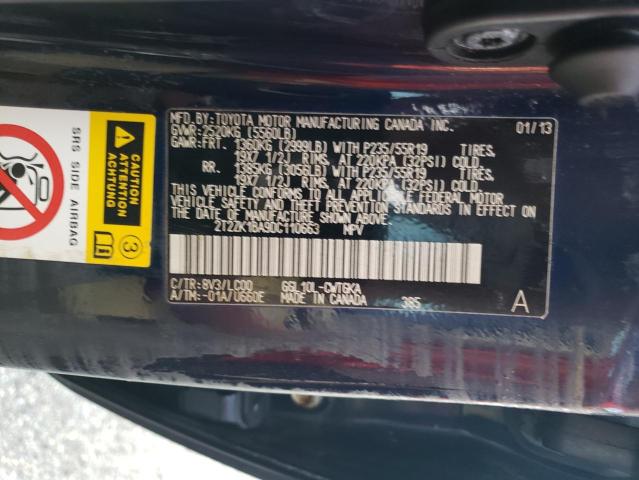 Foto 10 de la subasta – 2013 LEXUS RX 350 con VIN 2T2ZK1BA9DC110663