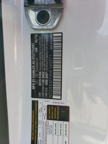 Photo 10 from auction – 2017 MERCEDES-BENZ E 400 with VIN WDDKK6FF9HF360271