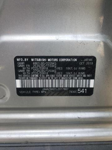 Photo 10 from auction – 2020 MITSUBISHI OUTLANDER with VIN JA4AZ3A31LZ017887