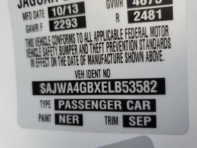 Photo 10 from auction – 2014 JAGUAR XK with VIN SAJWA4GBXELB53582