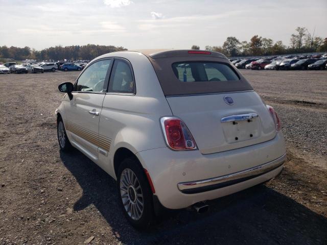 Photo 3 from auction – 2012 FIAT 500 LOUNGE with VIN 3C3CFFER4CT370501