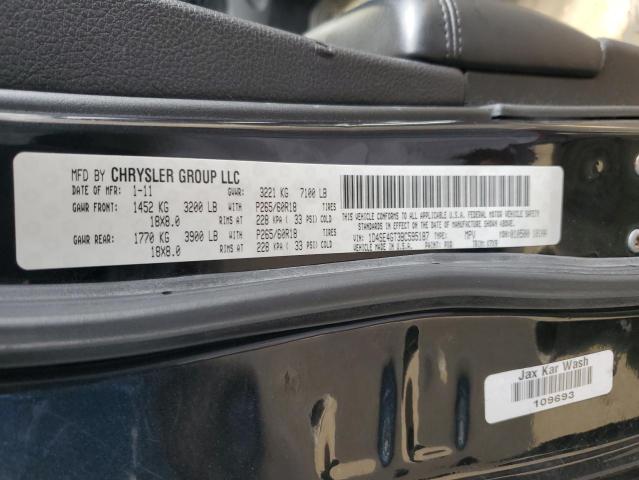 Photo 10 from auction – 2011 DODGE DURANGO CR with VIN 1D4SE4GT3BC595187
