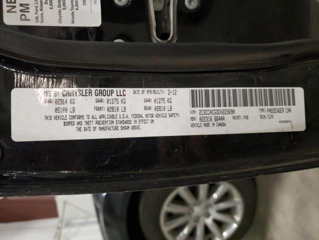 Photo 10 from auction – 2012 CHRYSLER 300 LIMITE with VIN 2C3CCACG3CH223690