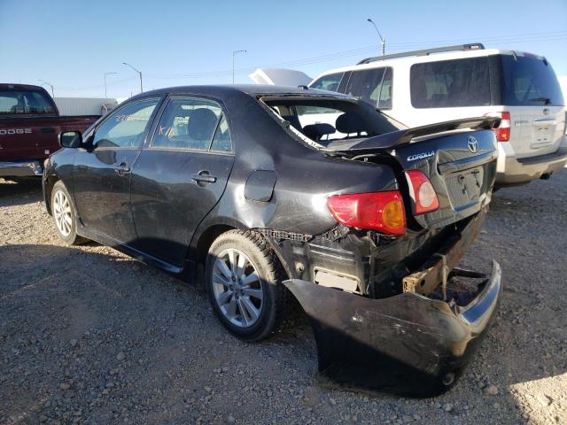 Photo 3 from auction – 2009 TOYOTA COROLLA S with VIN 2T1BU40E29C092599