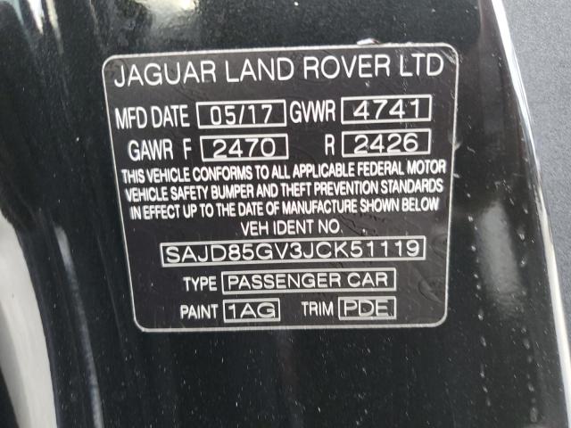 Photo 10 from auction – 2018 JAGUAR F-TYPE 400 with VIN SAJD85GV3JCK51119