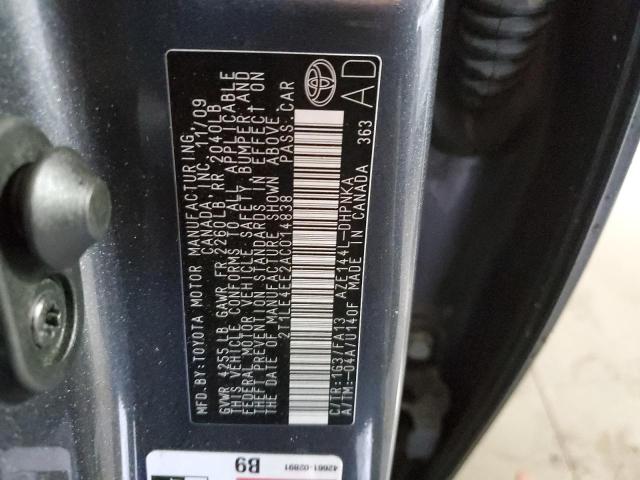 Photo 10 from auction – 2010 TOYOTA COROLLA MA with VIN 2T1LE4EE2AC014838
