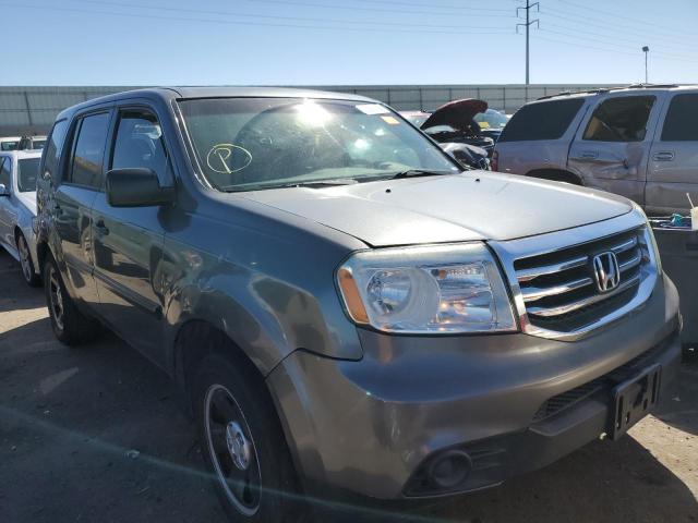 HONDA PILOT LX 2012 with VIN 5FNYF3H21CB043826 - Photo from auction