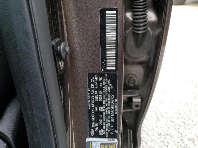 Photo 10 from auction – 2017 KIA FORTE LX with VIN 3KPFK4A72HE062722