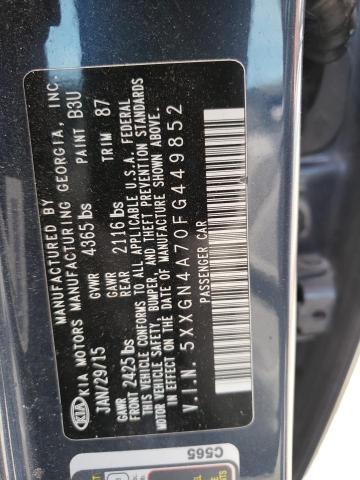 Фото 10 с аукциона – 2015 KIA OPTIMA EX с VIN 5XXGN4A70FG449852