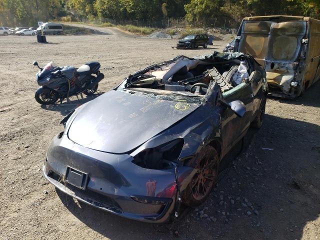 Photo 9 from auction – 2021 TESLA MODEL Y with VIN 5YJYGDEE5MF118725