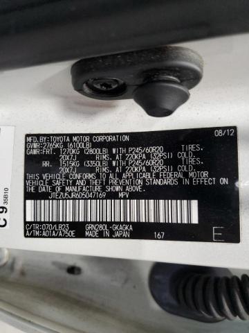 Photo 10 from auction – 2013 TOYOTA 4RUNNER SR with VIN JTEZU5JR6D5047169