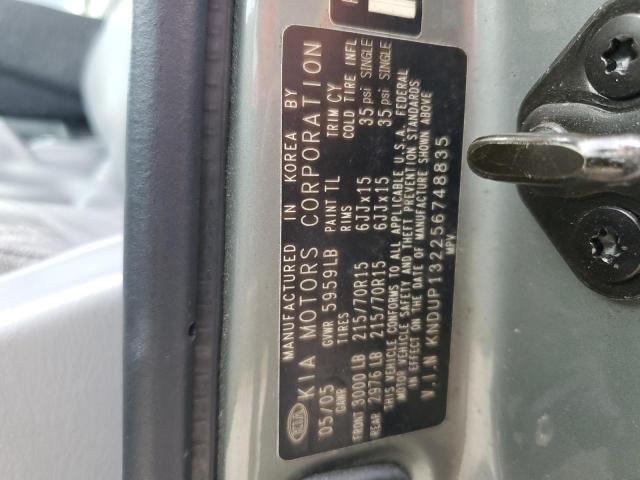 Photo 10 from auction – 2005 KIA SEDONA EX with VIN KNDUP132256748835