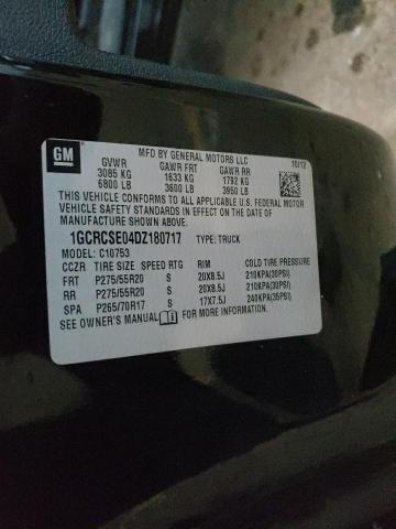 Photo 10 from auction – 2013 CHEVROLET SILVERADO with VIN 1GCRCSE04DZ180717