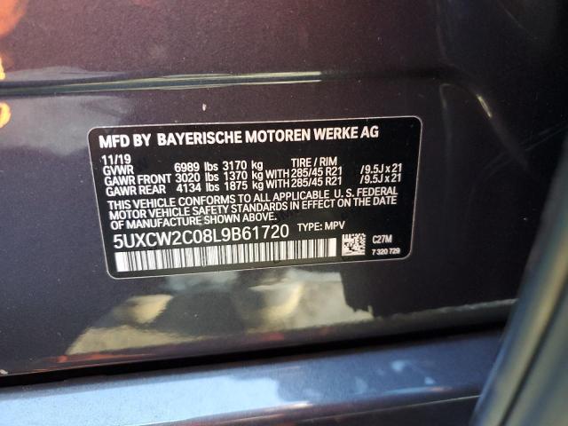 Photo 10 from auction – 2020 BMW X7 XDRIVE4 with VIN 5UXCW2C08L9B61720