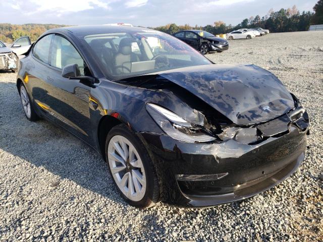 TESLA MODEL 3 2022 with VIN 5YJ3E1EB2NF105047 - Photo from auction