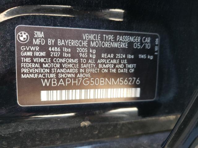 Photo 10 from auction – 2011 BMW 328 I with VIN WBAPH7G50BNM56276