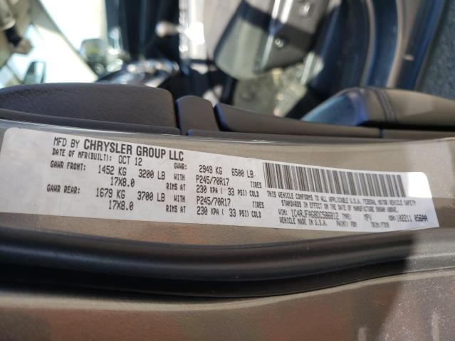 Photo 10 from auction – 2013 JEEP GRAND CHER with VIN 1C4RJFAG8DC586812