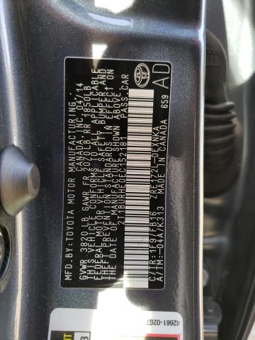 Photo 10 from auction – 2014 TOYOTA COROLLA L with VIN 2T1BURHE0EC152181