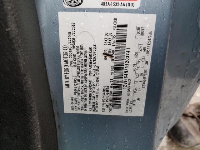Photo 10 from auction – 2005 FORD MUSTANG with VIN 1ZVFT84N755203741