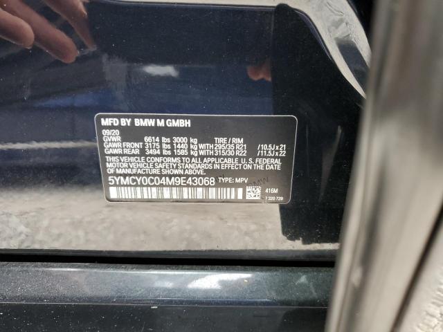 Photo 10 from auction – 2021 BMW X6 M with VIN 5YMCY0C04M9E43068