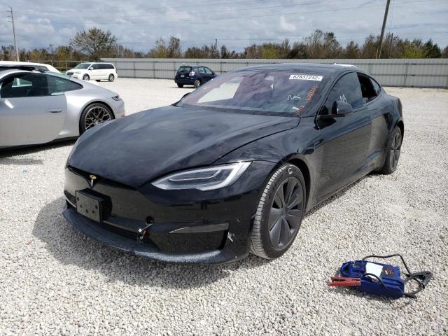 Photo 2 from auction – 2021 TESLA MODEL S with VIN 5YJSA1E58MF455427