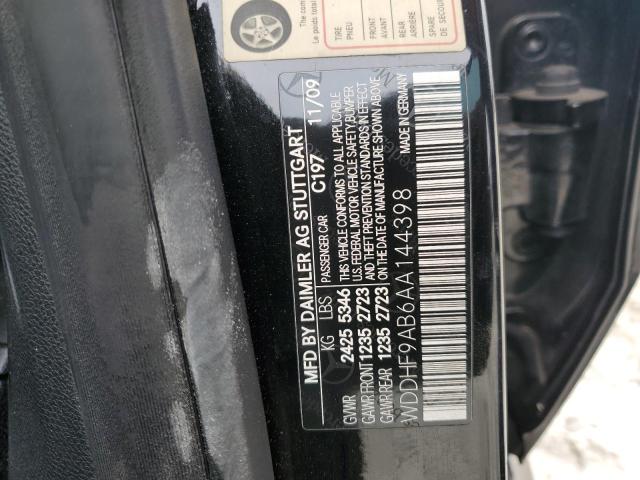Photo 10 from auction – 2010 MERCEDES-BENZ E 550 4MAT with VIN WDDHF9AB6AA144398
