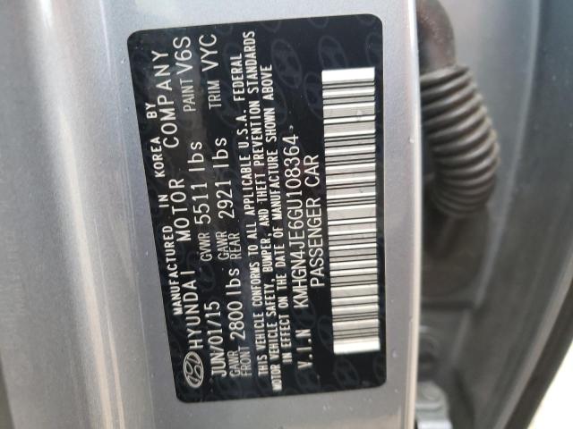 Photo 10 from auction – 2016 HYUNDAI GENESIS 3. with VIN KMHGN4JE6GU108364