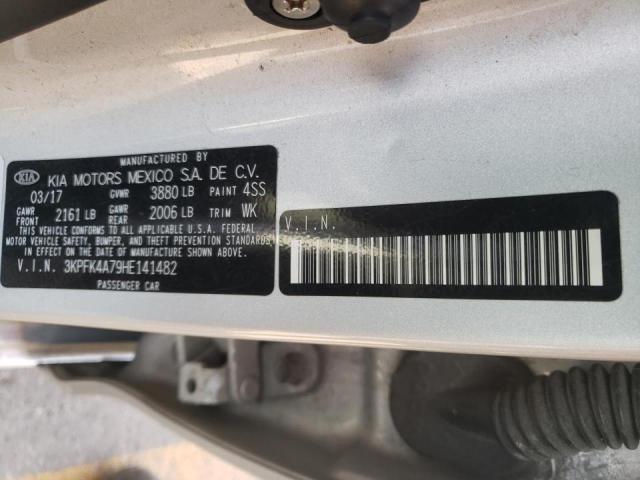 Photo 10 from auction – 2017 KIA FORTE LX with VIN 3KPFK4A79HE141482