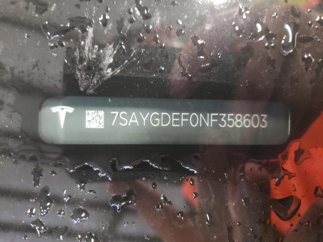 صورة رقم 10 من المزاد - 2022 TESLA MODEL Y مع VIN 7SAYGDEF0NF358603