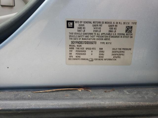 Photo 10 from auction – 2013 CADILLAC SRX PERFOR with VIN 3GYFNDE37DS559270