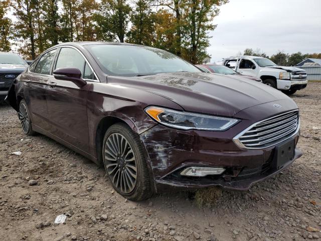 FORD FUSION SE 2017 with VIN 3FA6P0T91HR266404 - Photo from auction
