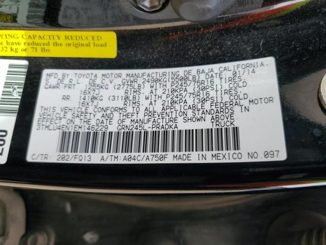 Photo 10 from auction – 2014 TOYOTA TACOMA with VIN 3TMLU4EN1EM146229
