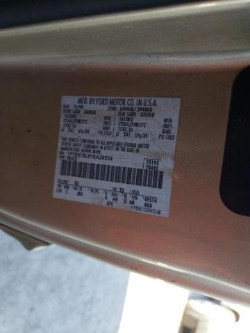 Photo 10 from auction – 2000 FORD F150 with VIN 1FTRX18L8YKA30354