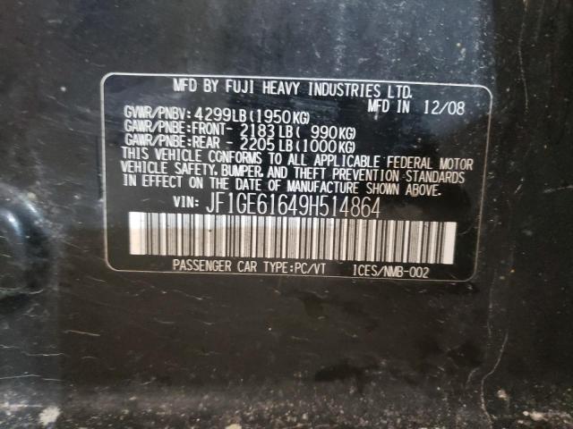 Photo 10 from auction – 2009 SUBARU IMPREZA 2. with VIN JF1GE61649H514864