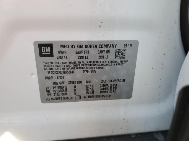 Photo 10 from auction – 2019 BUICK ENCORE ESS with VIN KL4CJCSM5KB753844