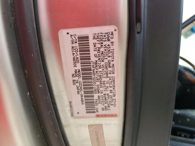 Photo 10 from auction – 2002 LEXUS SC 430 with VIN JTHFN48Y320011069